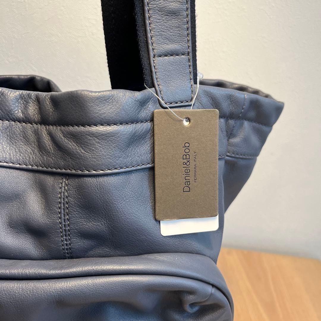 【タグ付未使用・キズ有】Daniel&Bob ネイビートートバッグ スプーニャ