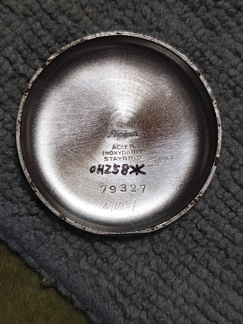 ランデロン　希少コラムホイール式　手巻き クロノグラフ 腕時計