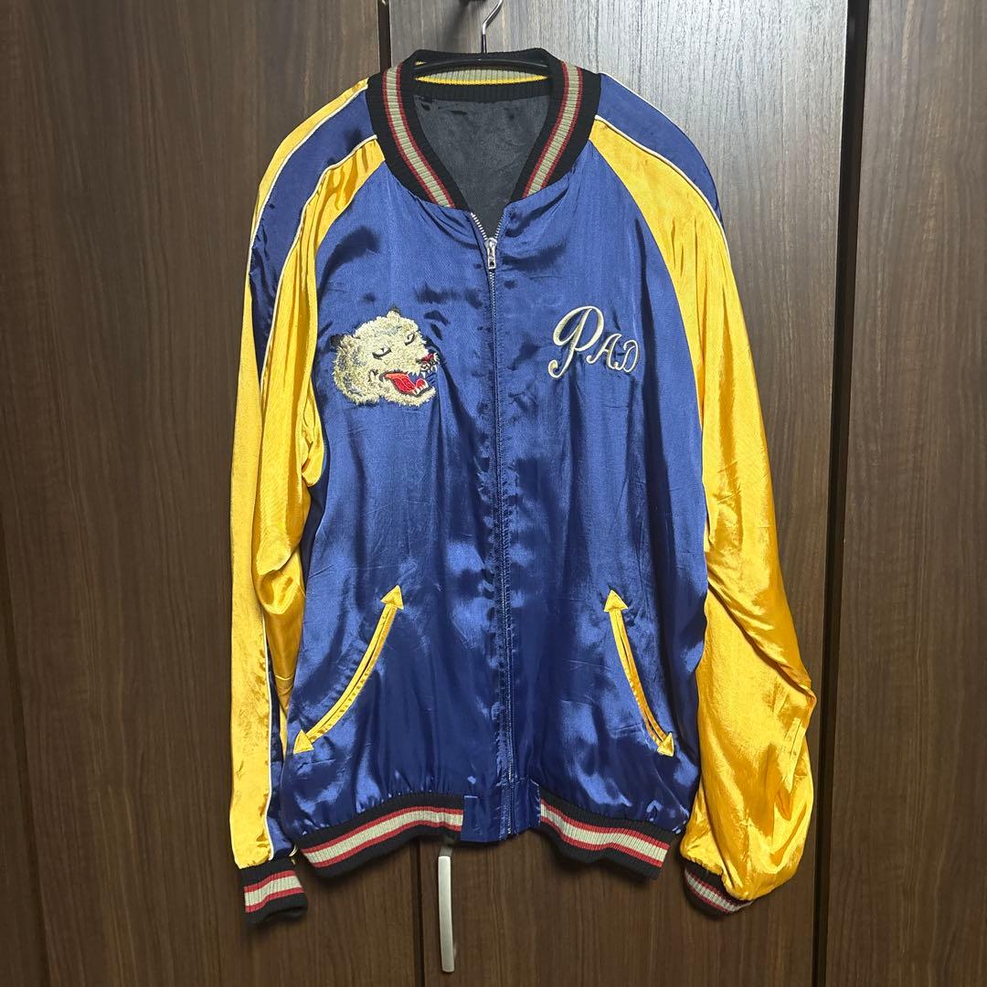 CROWS×WORST スペシャル金狼刺繍 リバーシブルスカジャン