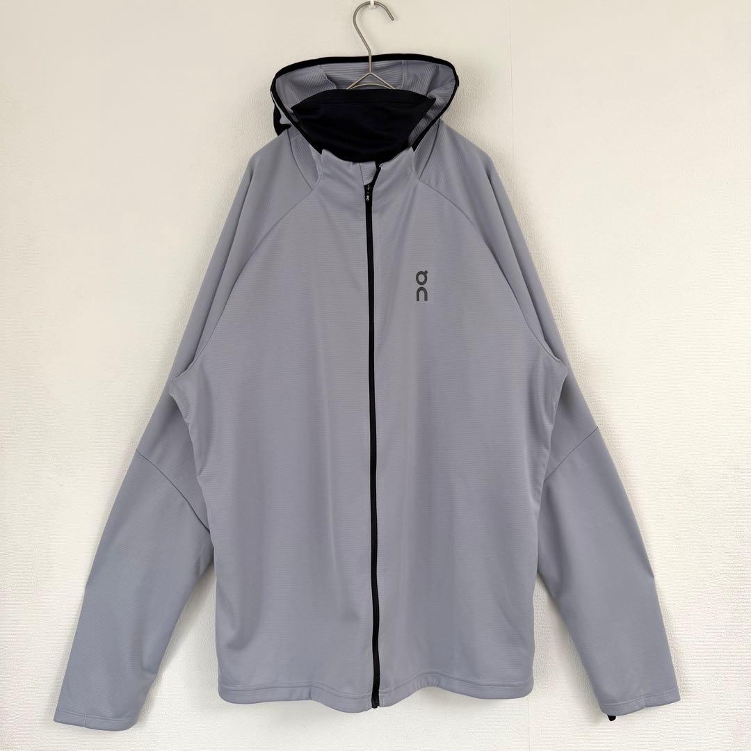 On Climate Zip Hoodie パーカー　陸上　ライトグレー　極美品