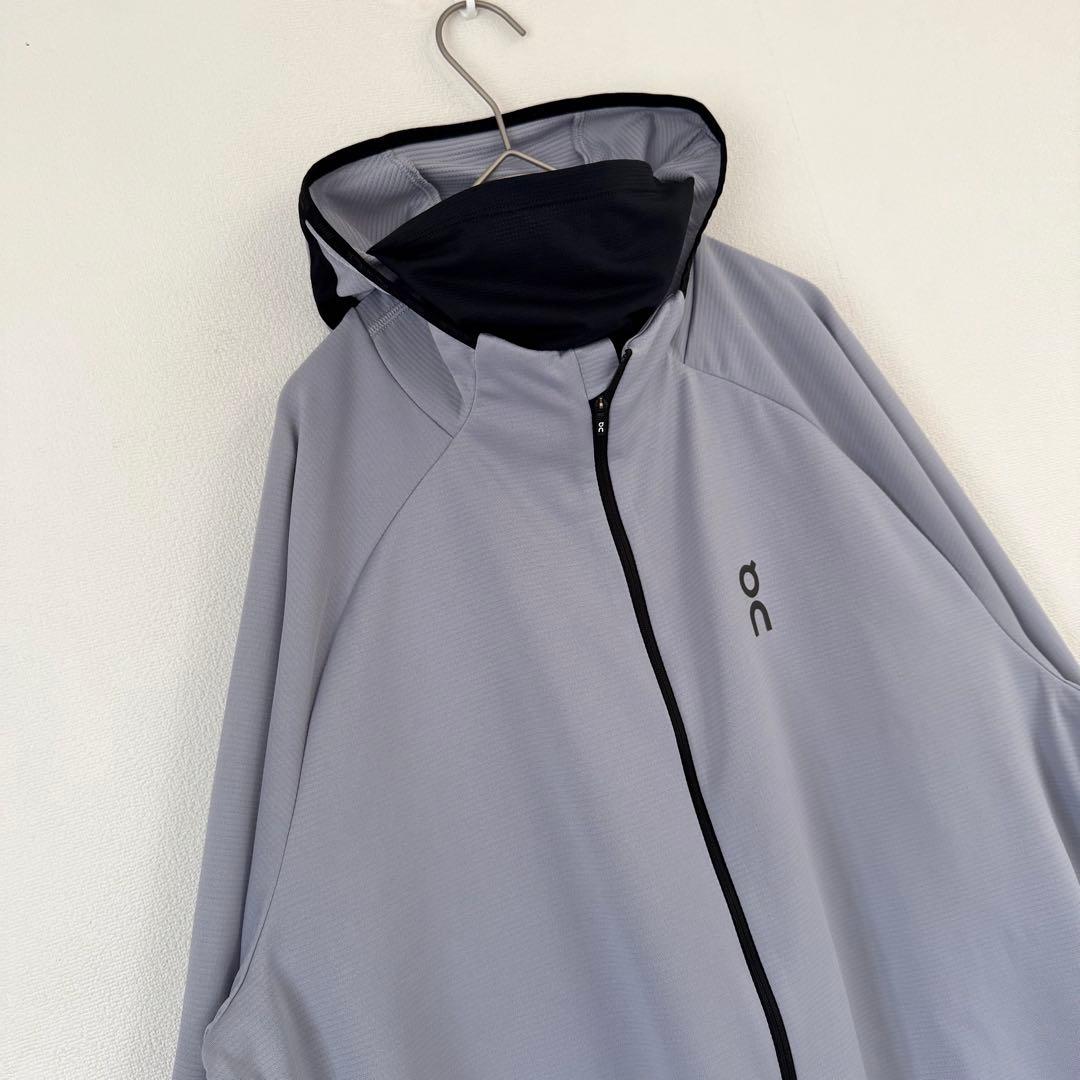 On Climate Zip Hoodie パーカー　陸上　ライトグレー　極美品