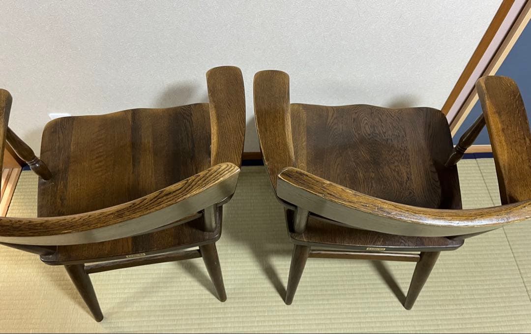 柏木工　ウィルダネス　K133 アームチェア　１脚ずつの出品ですが2脚あります。