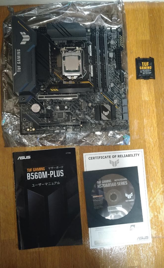 i5 10400F ASUS TUF GAMING B560M-PLUSセット