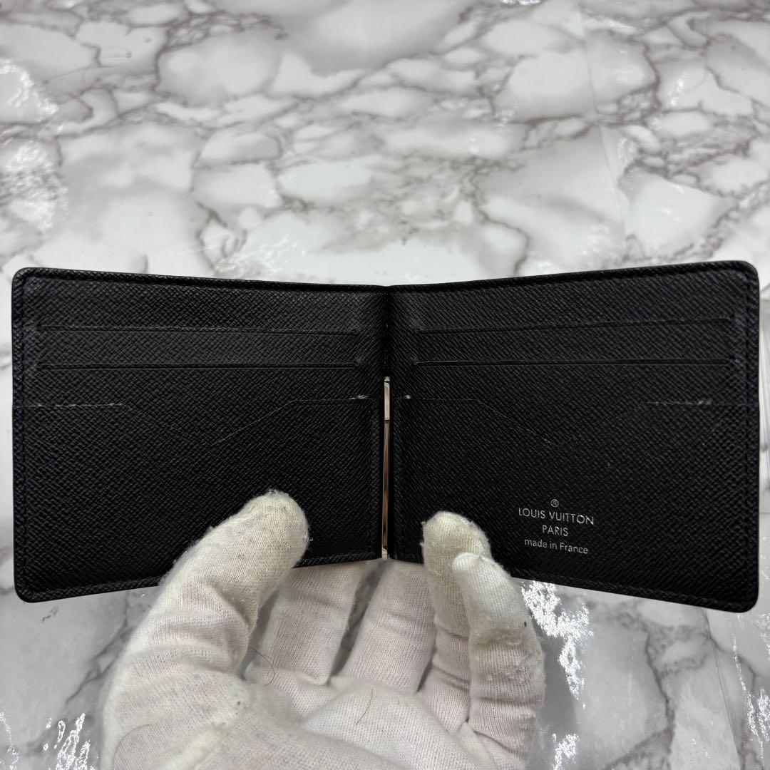 【極美品 現行 ICチップ 】ルイヴィトン マネークリップ タイガ