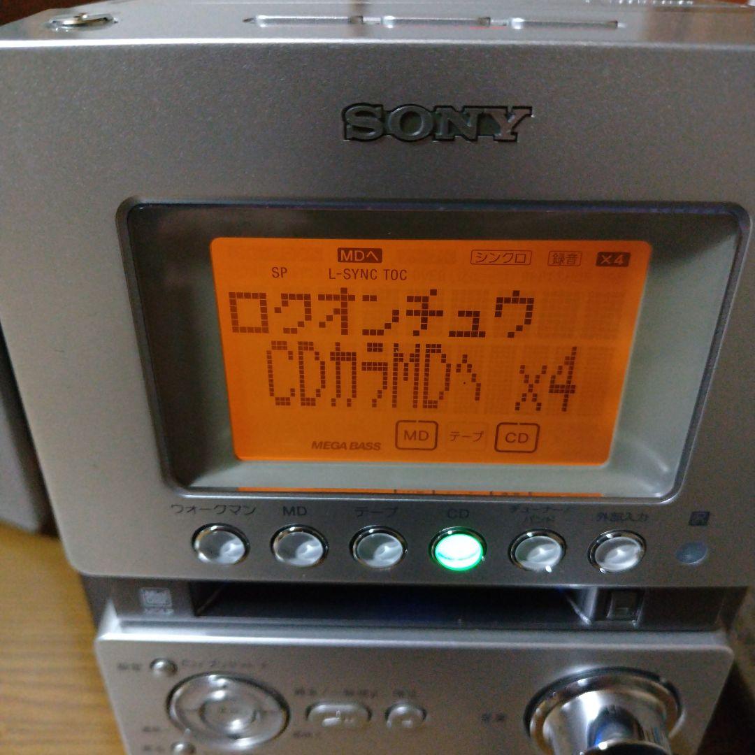 SONY ソニー　CMT-M35WM（ HCD-M35WM）ミニコンポ シルバー