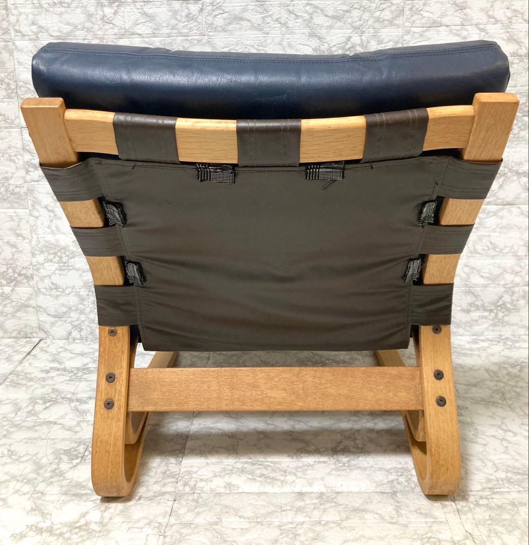 【希少 本革】karimoku domani スカンジナビアン イージーチェア③