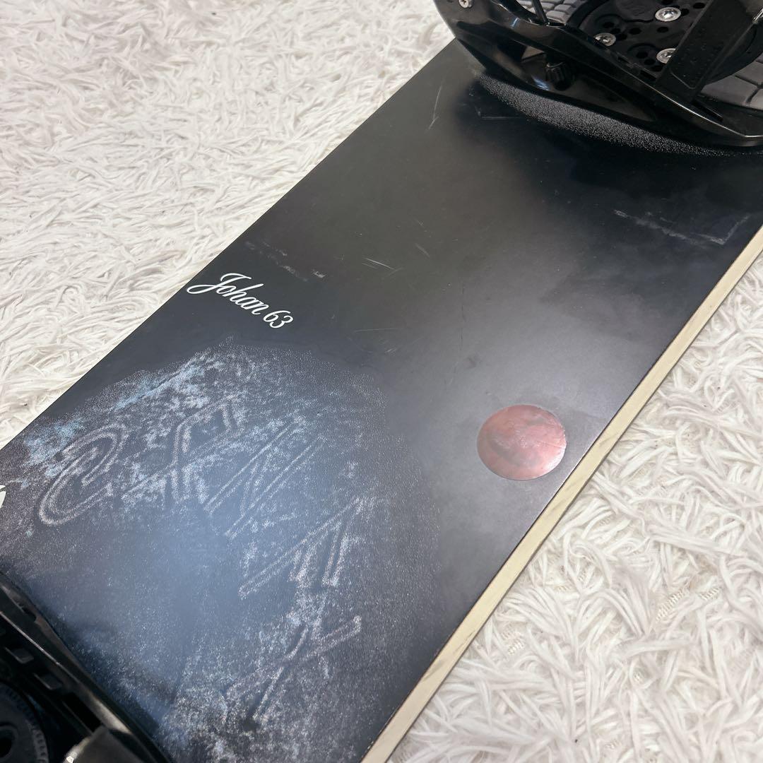 Burton JOHAN スノーボード FLOW バイン Burtonバッグ付き