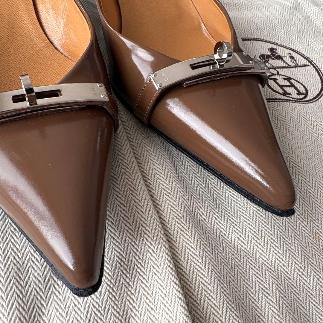 エルメス　ケリーパンプス