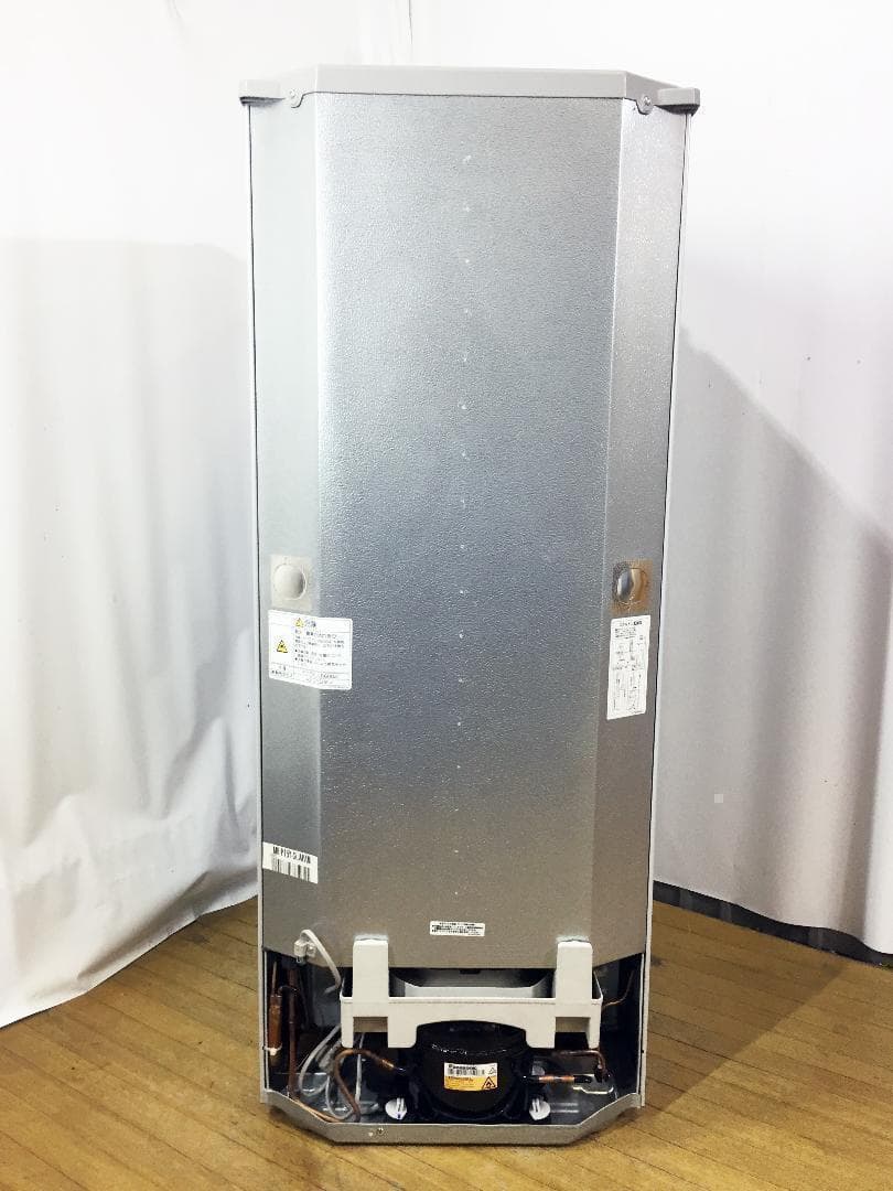 30日迄！送料無料◆中古★三菱　ラウンドカット　２ドア冷蔵庫　MR-P15Y