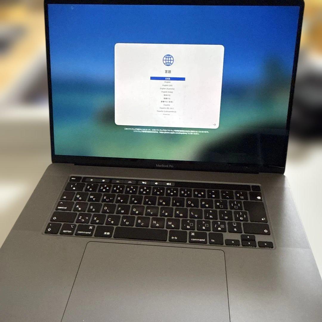 MacBookPro 2019／16インチ／2TB！／i7／16GB