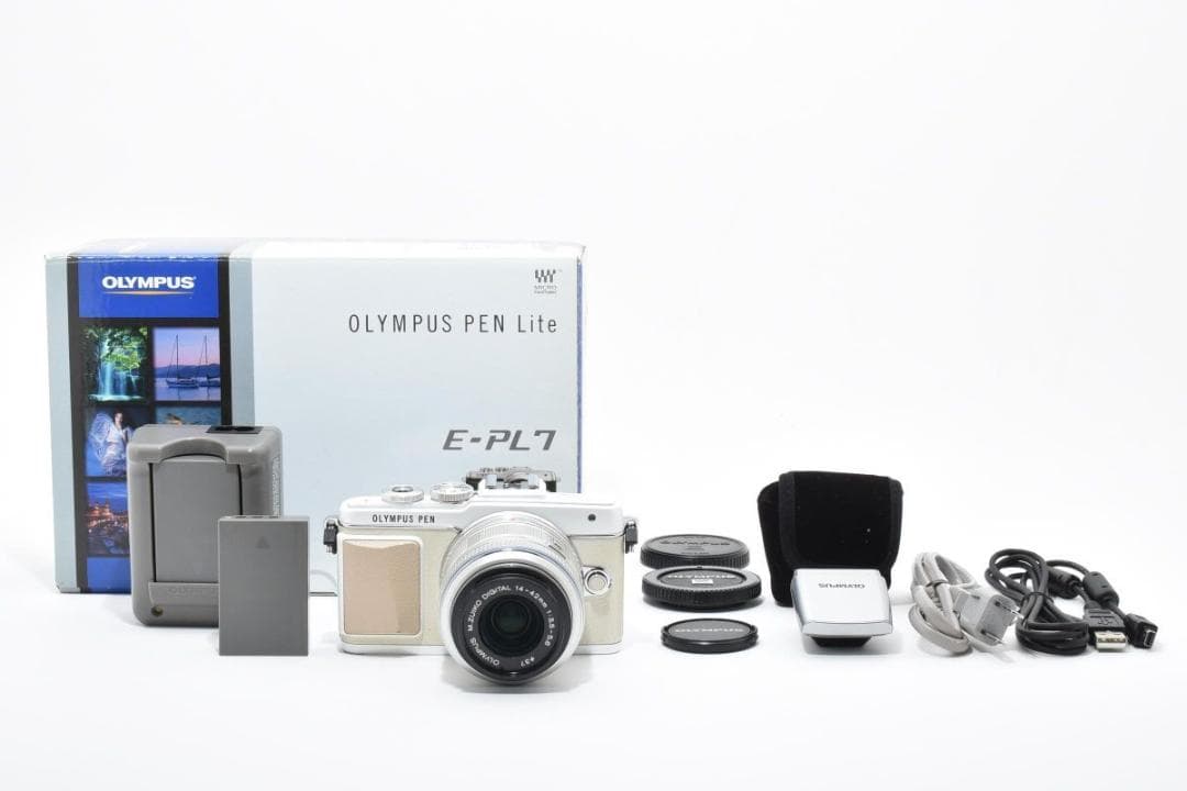 【箱付き】 OLYMPUS オリンパス Pen E-PL7 ミラーレス一眼カメラ