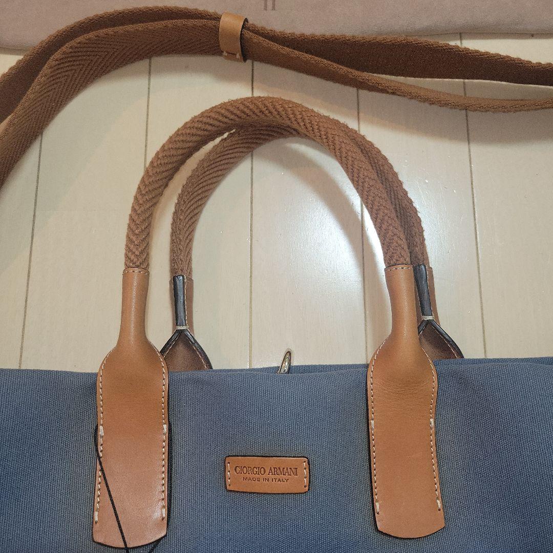 Giorgio Armani トートバッグ 大型 未使用品タグ付き