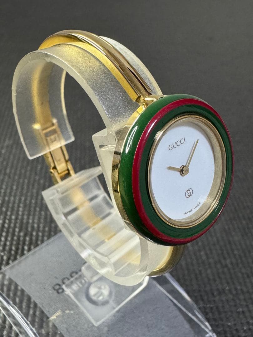 グッチ GUCCI チェンジベゼル 1100-L レディース腕時計