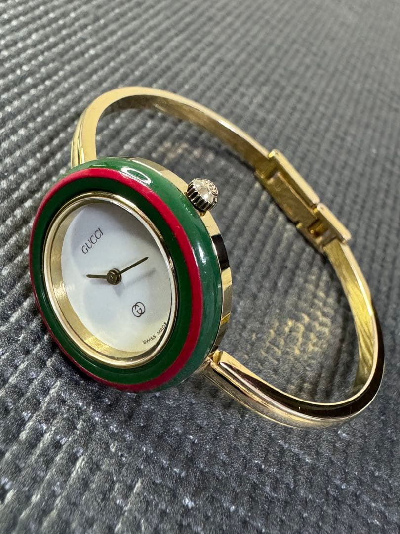 グッチ GUCCI チェンジベゼル 1100-L レディース腕時計