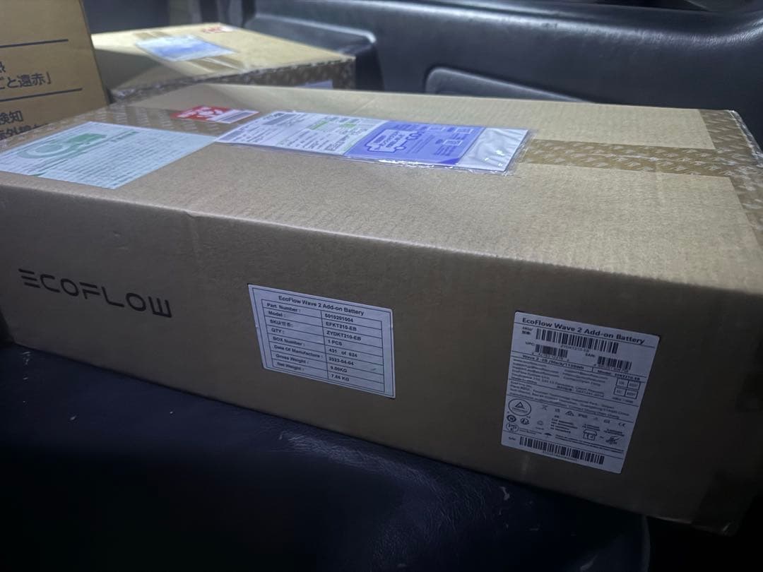 EcoFlow エコフローWave 2 バッテリー早い者勝ち