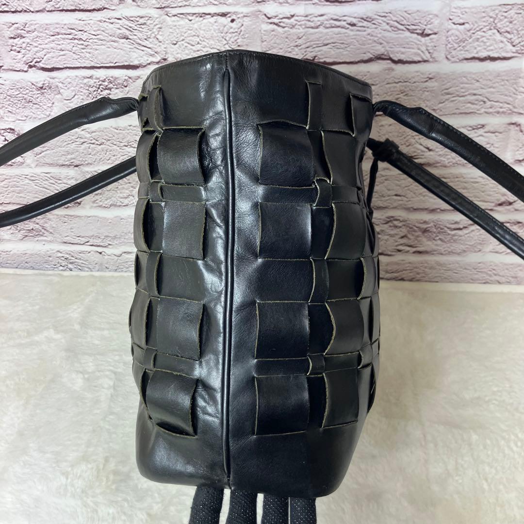 美品✨ブラックレーベルクレストブリッジ イントレチャート 本革 A4 トート 黒