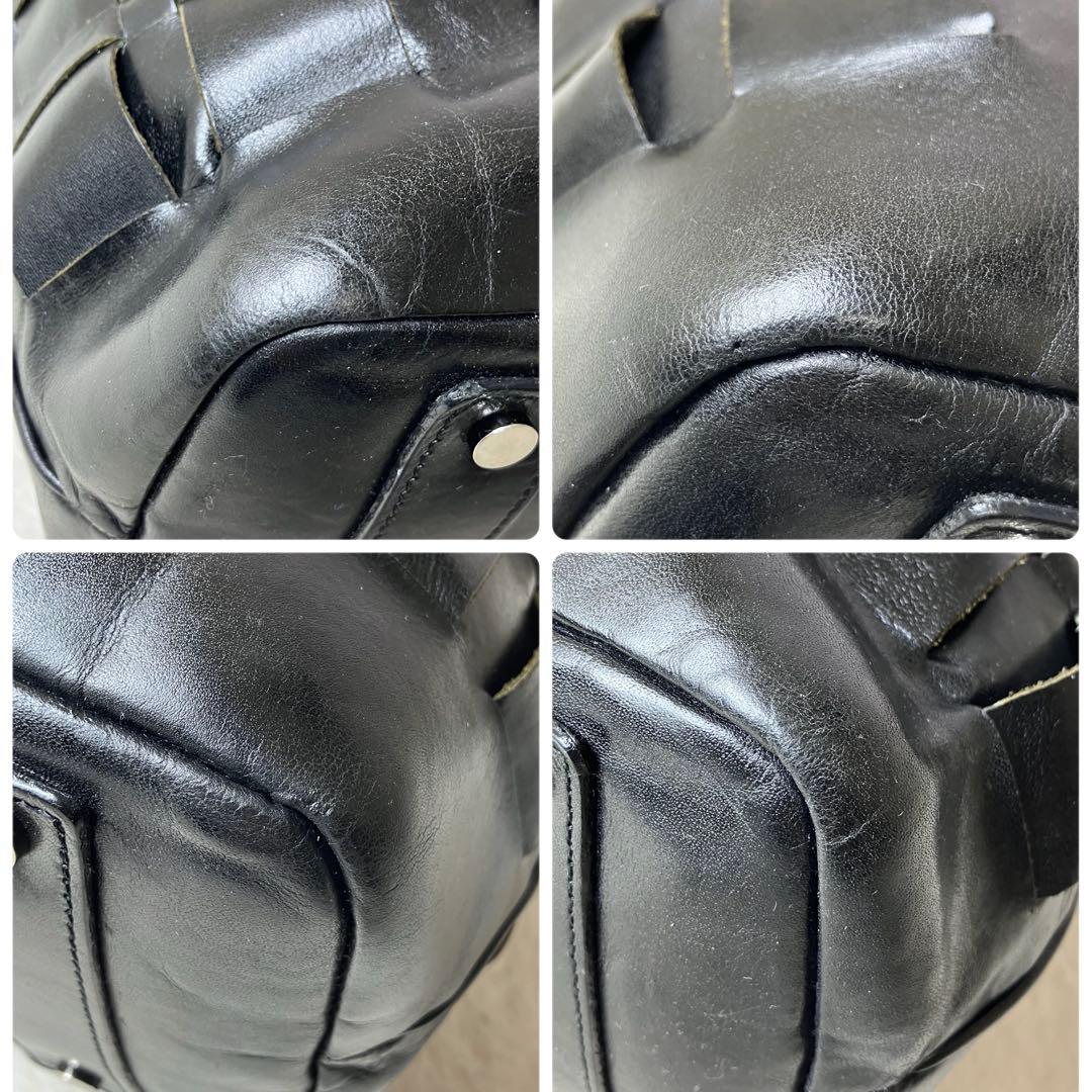 美品✨ブラックレーベルクレストブリッジ イントレチャート 本革 A4 トート 黒