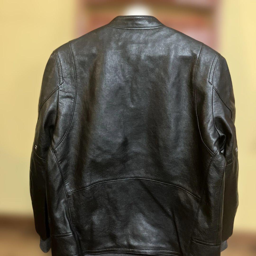 COACH Championコラボ ブラックレザーシングルライダースリバーシブル