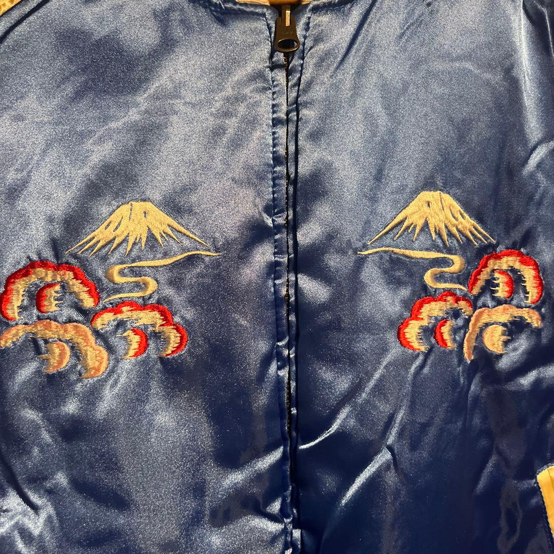 着画あり　黒　別珍　リバーシブル　スカジャン　NEYRIES