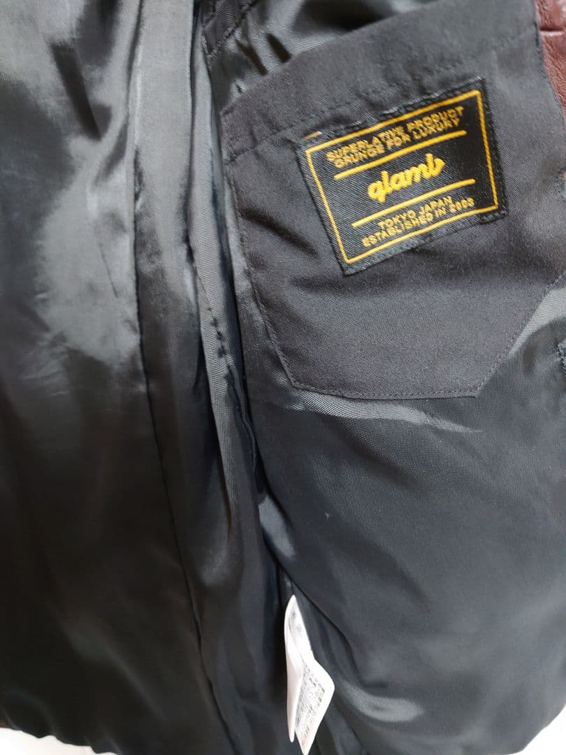 glamb グラム GB0318／JKT05 Rosso riders