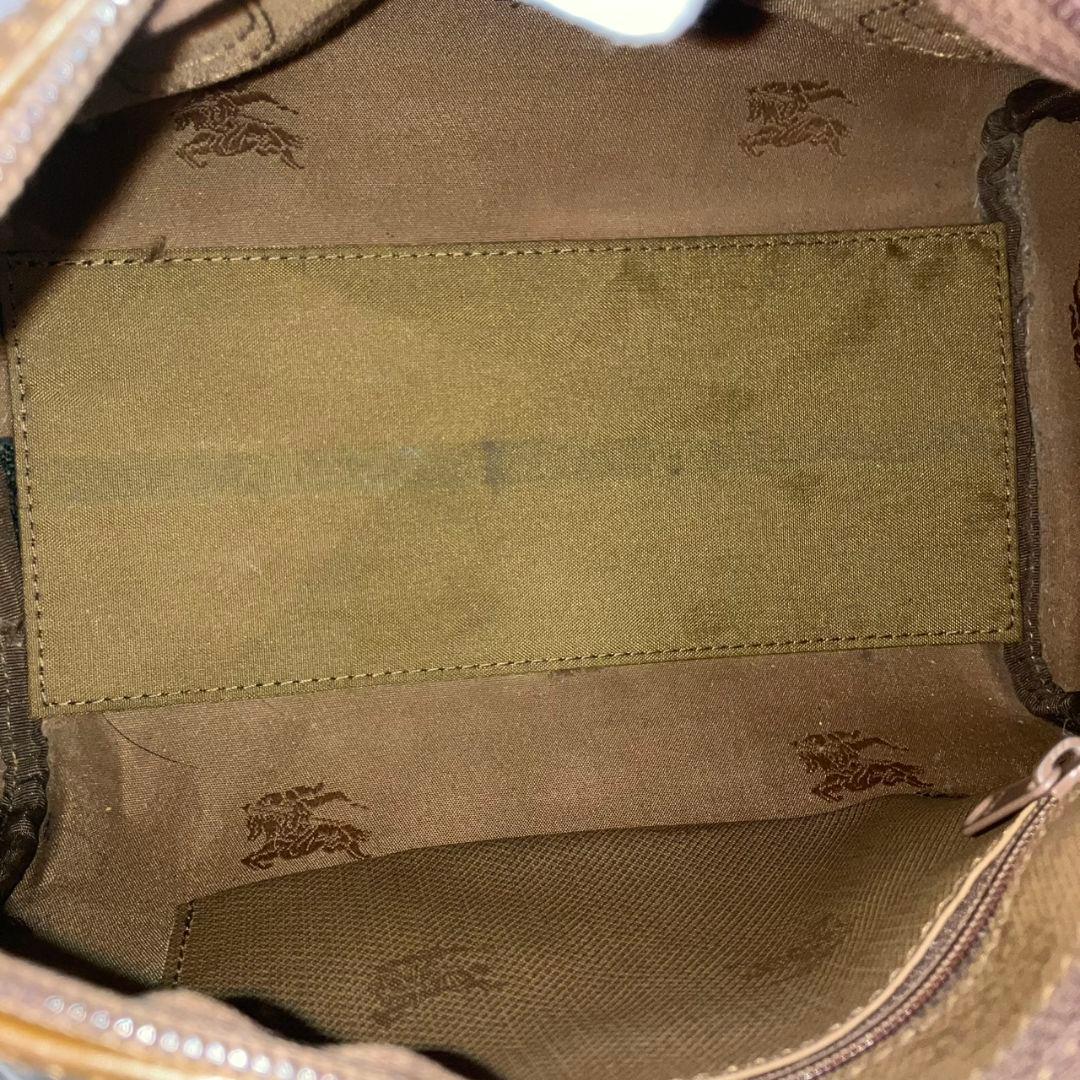 ヴィンテージ バーバリー ミニボストンバッグ ノバチェック シャドーホース