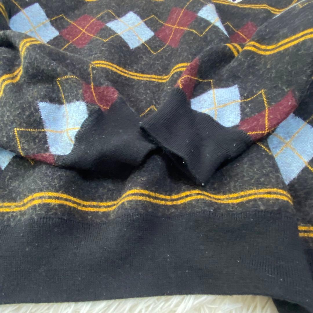 FRED PERRY x BEAMS アーガイルニット XLサイズ