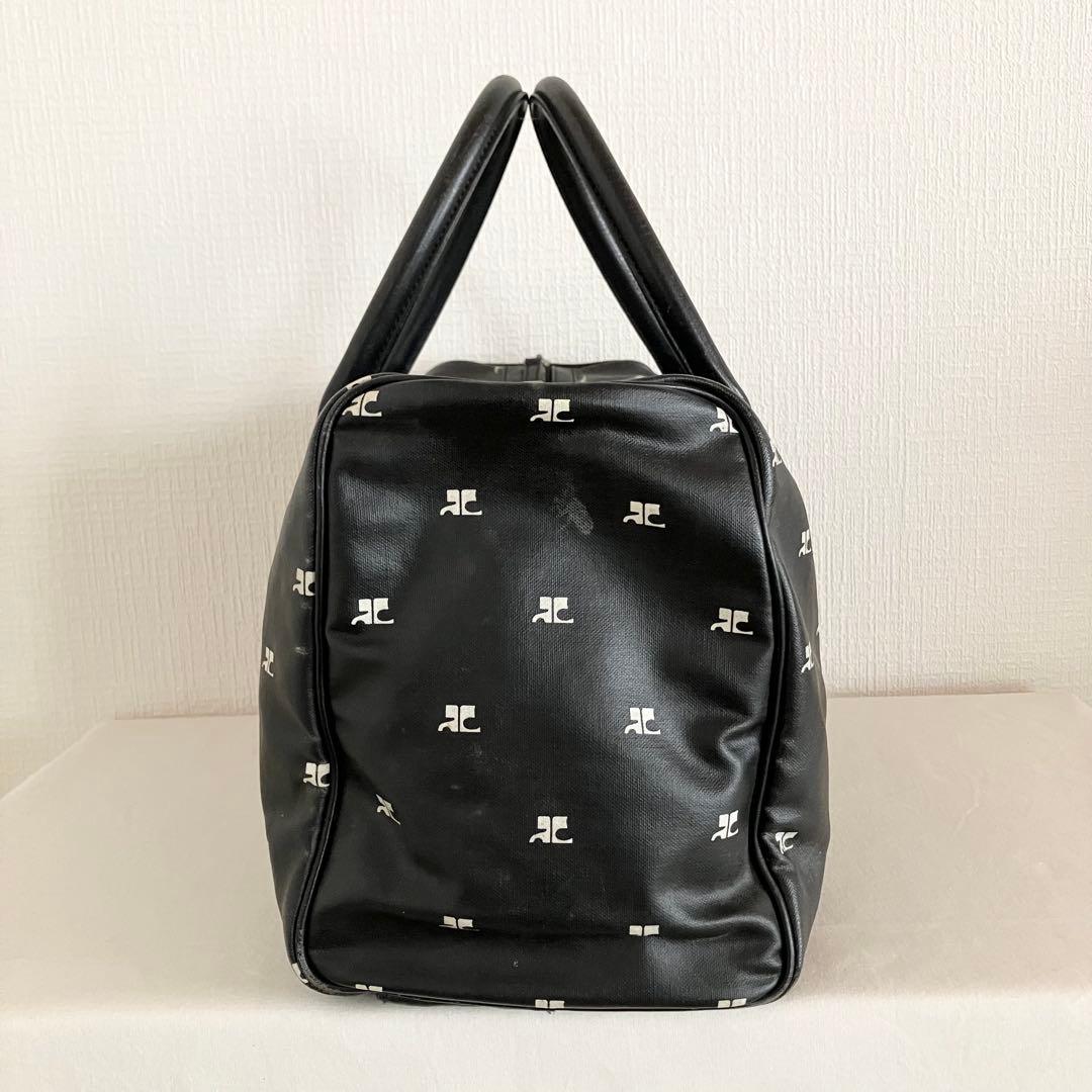 クレージュ/ボストンバッグ ロゴ総プリント