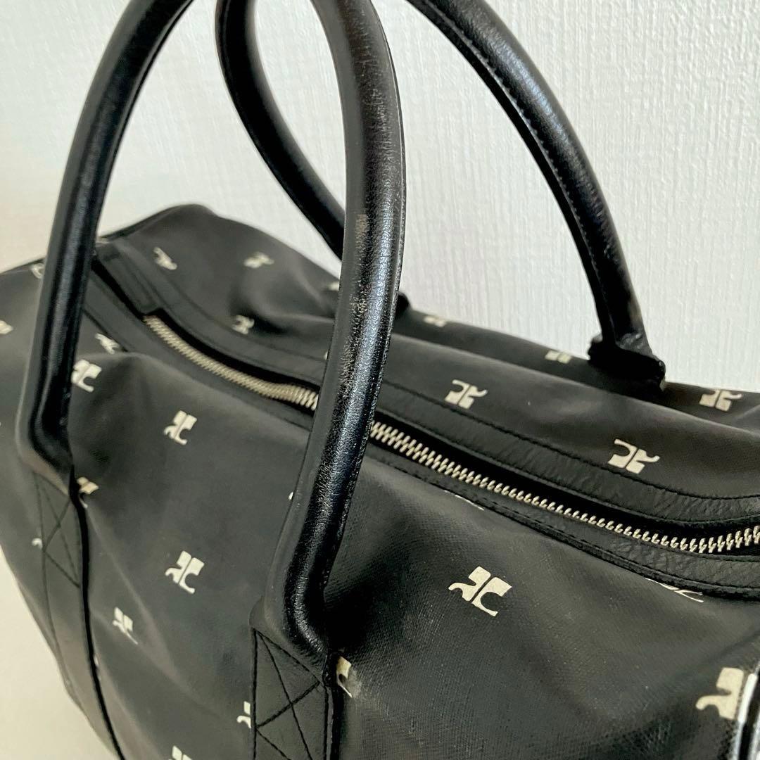 クレージュ/ボストンバッグ ロゴ総プリント