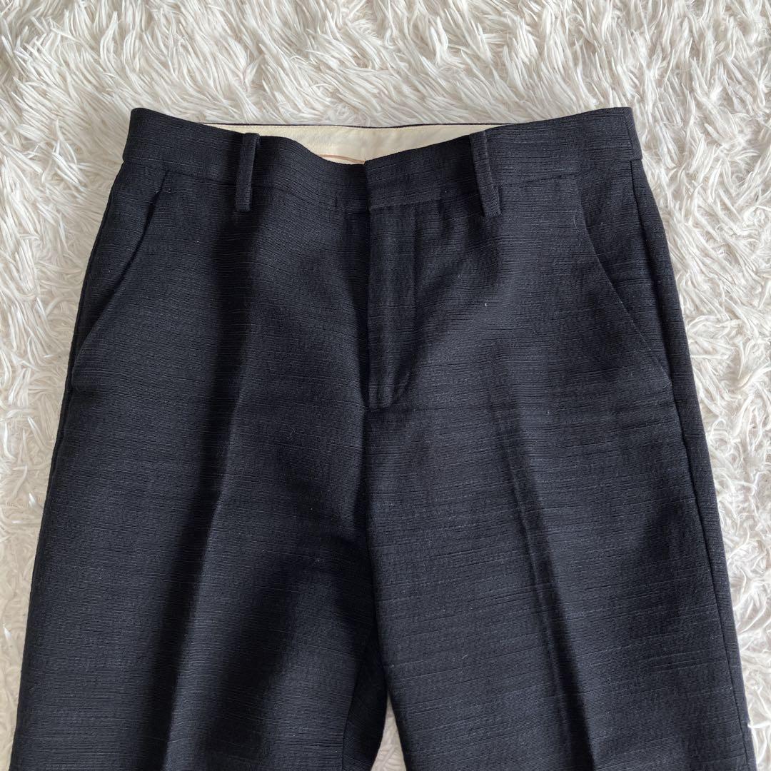 美品 UNITED ARROWS ノーカラージャケット パンツスーツ スラブ36