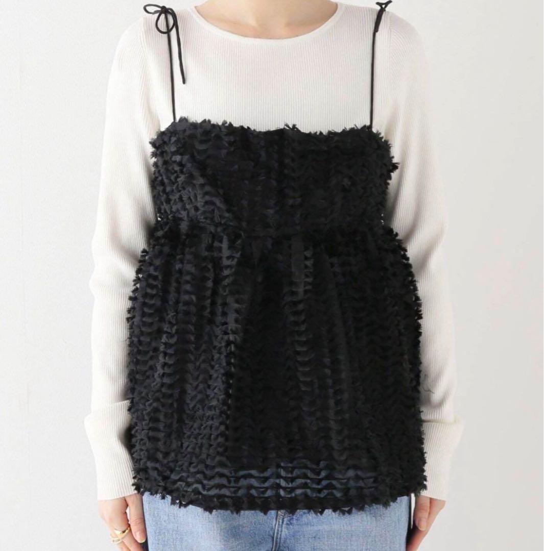 BAUM UND PFERDGARTEN ブラックキャミソール