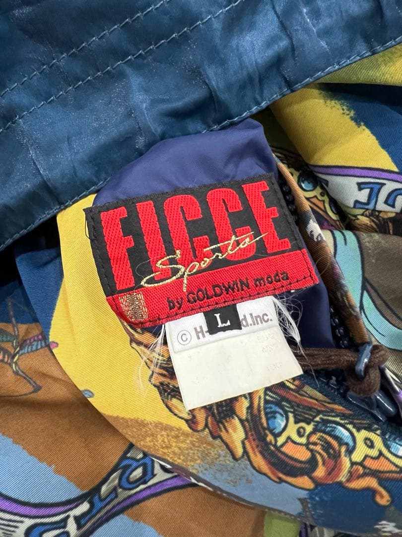 90s Ficce sportsケンケン アノラックパーカー ブルゾン