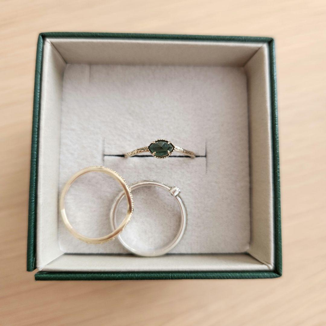 agete　ウィンターコレクション3本　リングセット