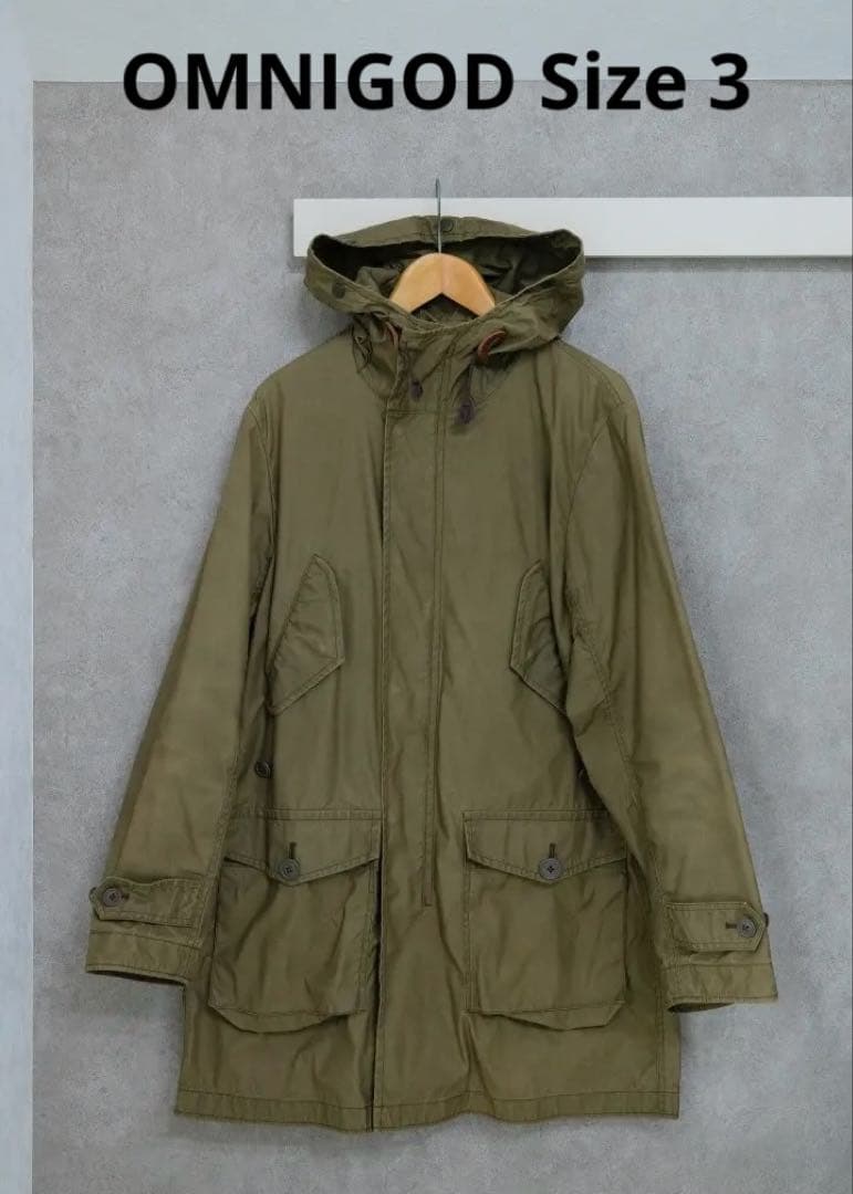 【ヴィンテージ】OMNIGOD モッズコート ミリタリーコート Size３（L）