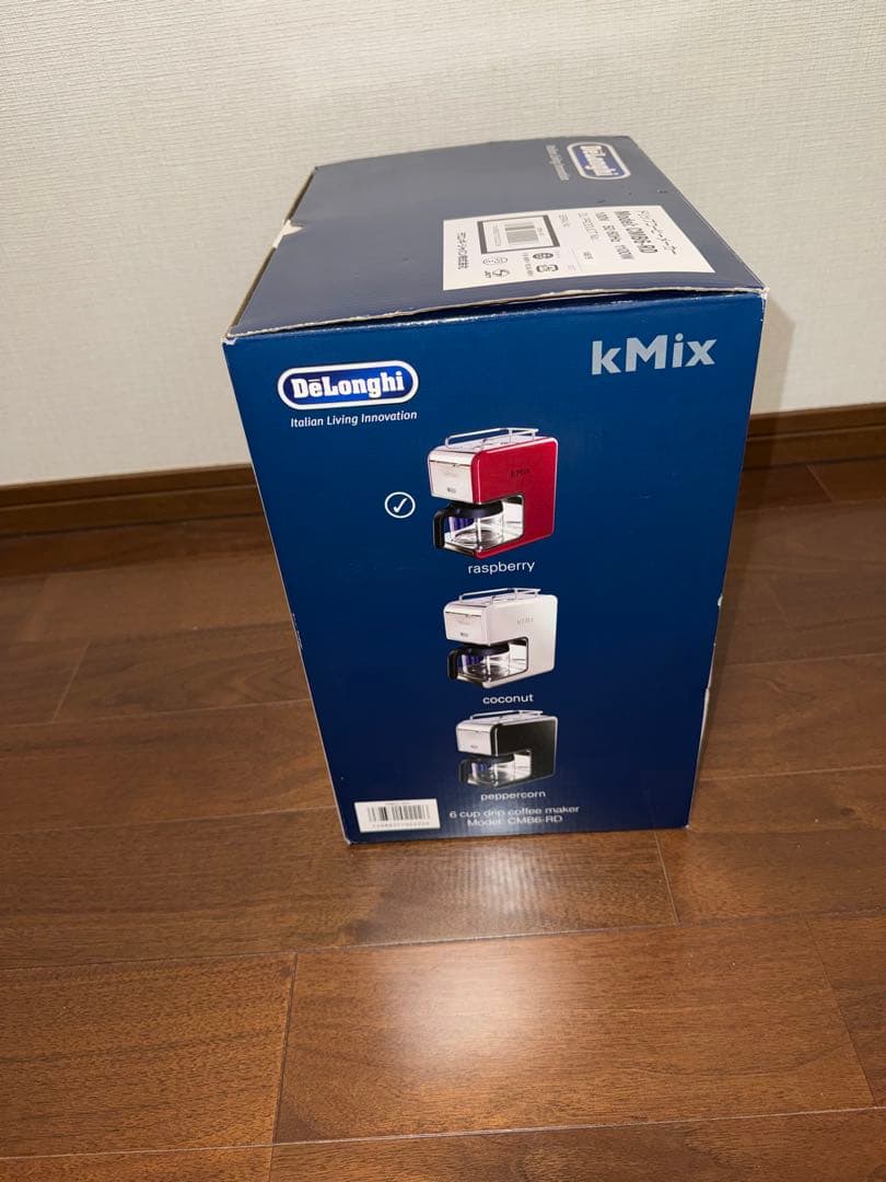 デロンギkMixドリップコーヒーメーカー CMB6-RDレッド新品未使用・箱あり