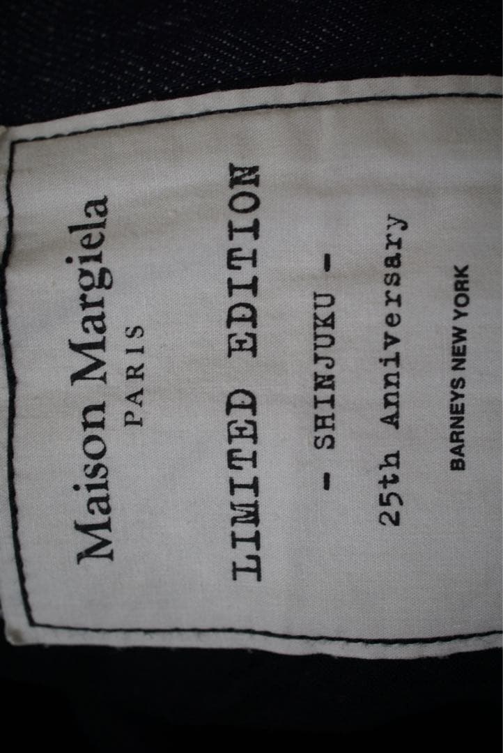 美品 100着限定 Maison Margiela デニム 八の字 ライダース