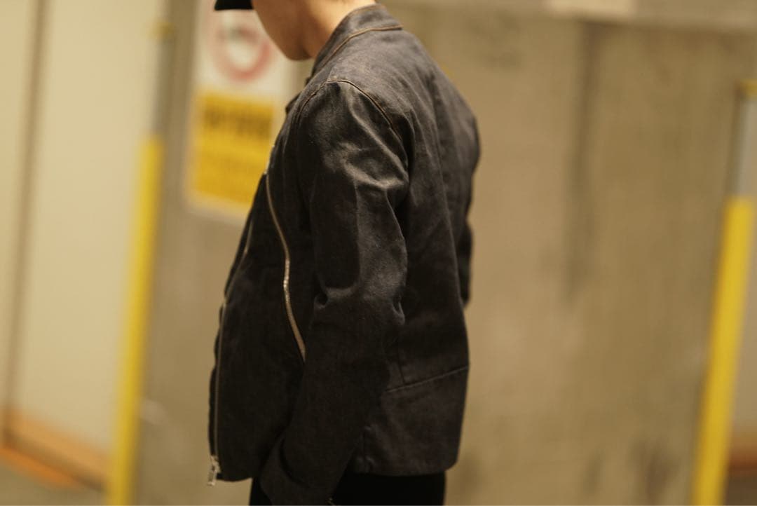 美品 100着限定 Maison Margiela デニム 八の字 ライダース