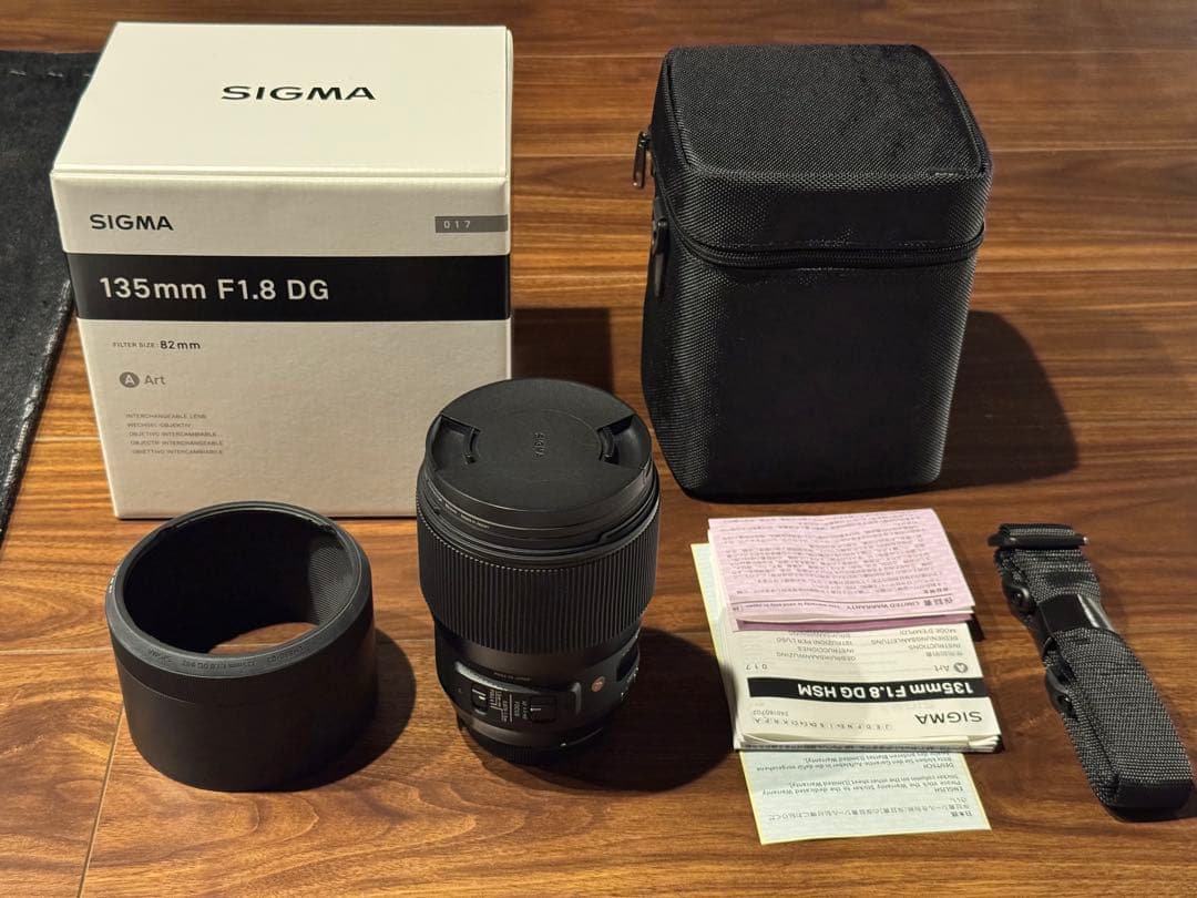 SIGMA 135mm F1.8 DG Art レンズ