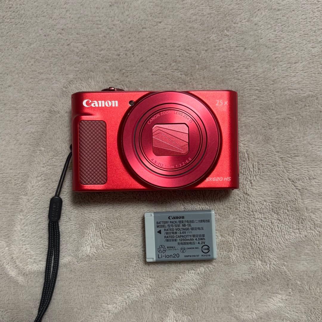 【Canon】PowerShot SX620HS レッド　Wi-Fi【キヤノン】