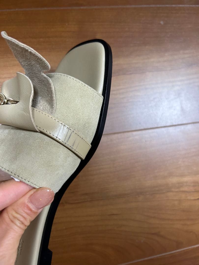 HERMES エルメス　サンダル　ジュリア　ゴールド金具