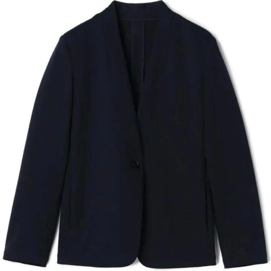 【未使用タグ付☆洗える♪】レディース パジャマスーツ セットアップ ネイビー M