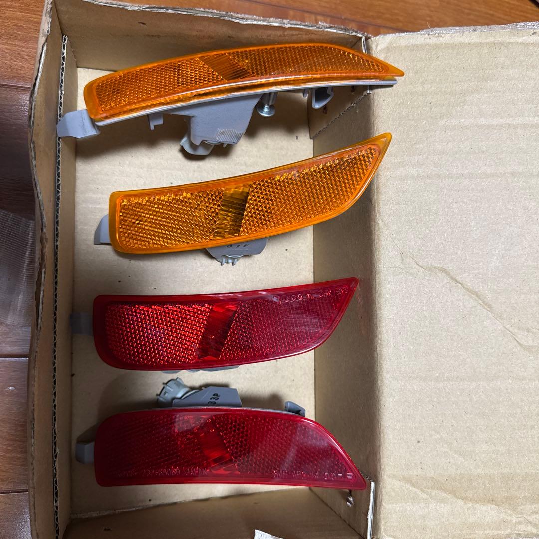 USマツダ　nd ロードスター 用　前後サイドマーカー　オレンジ・赤