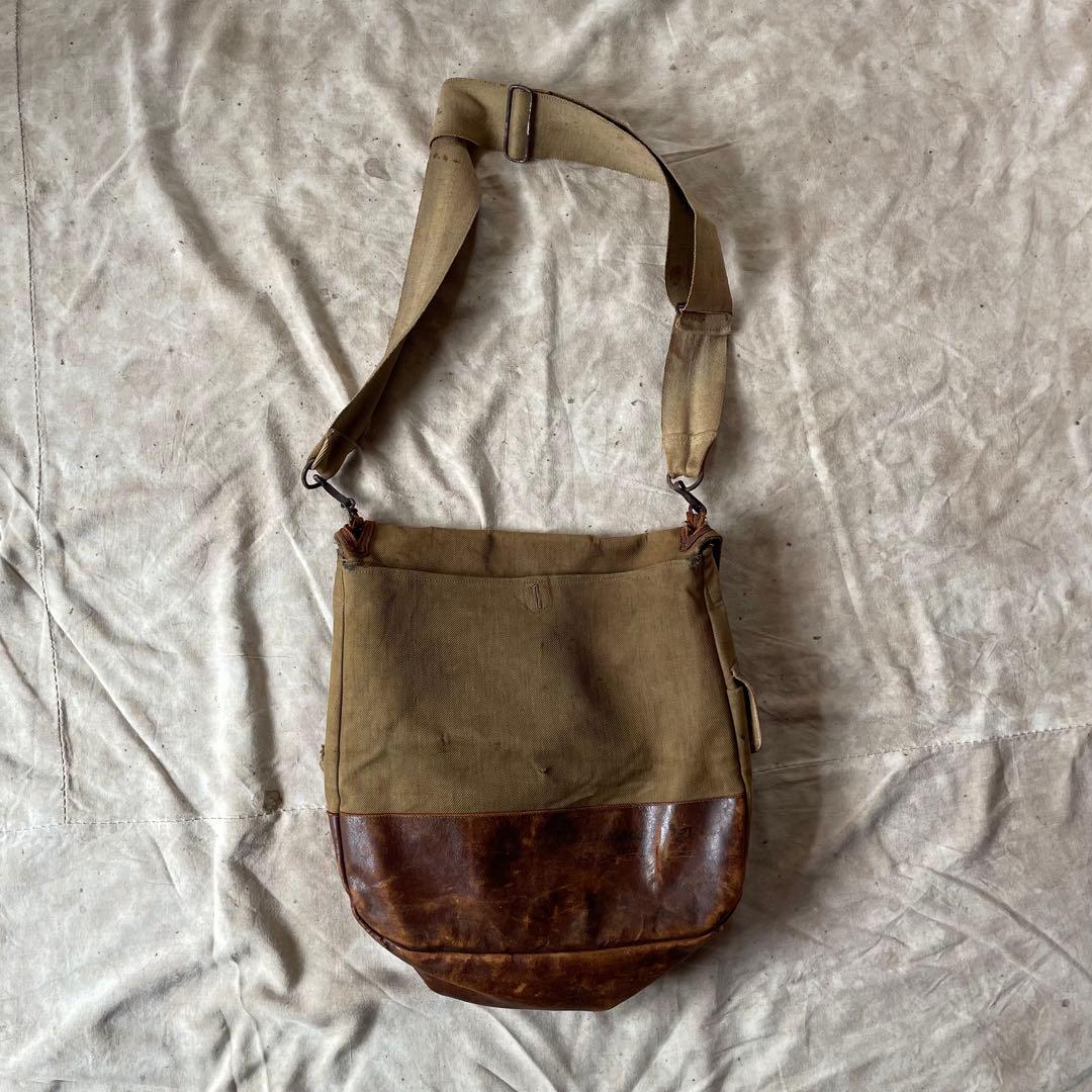 30s 40s ミュゼットバッグ ミリタリー ヴィンテージ