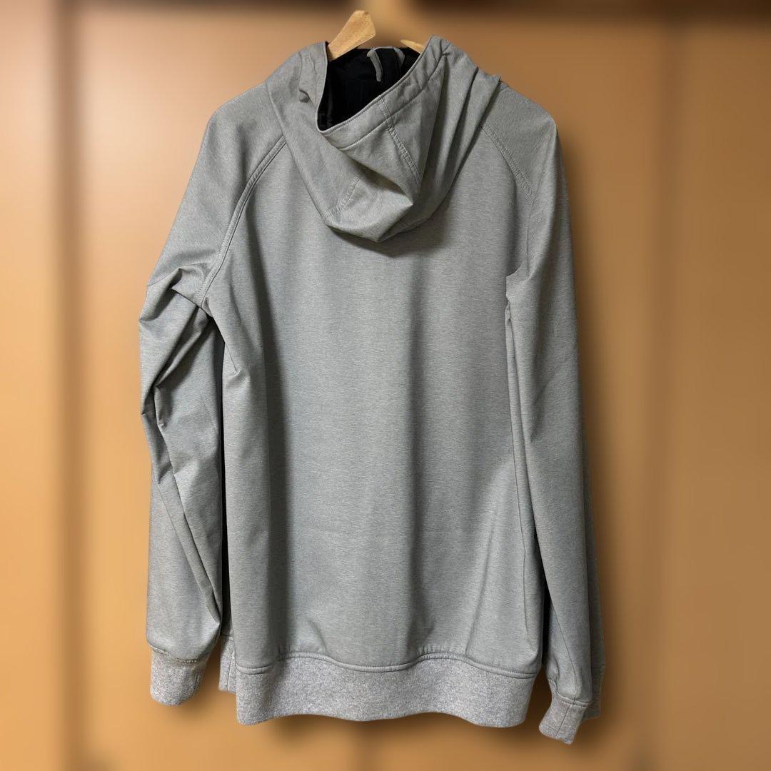 adidas スノーボードウェア フード付きXLサイズ グレー