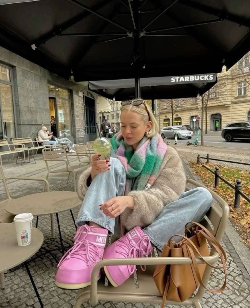 MOON BOOT ピンク EU36/38