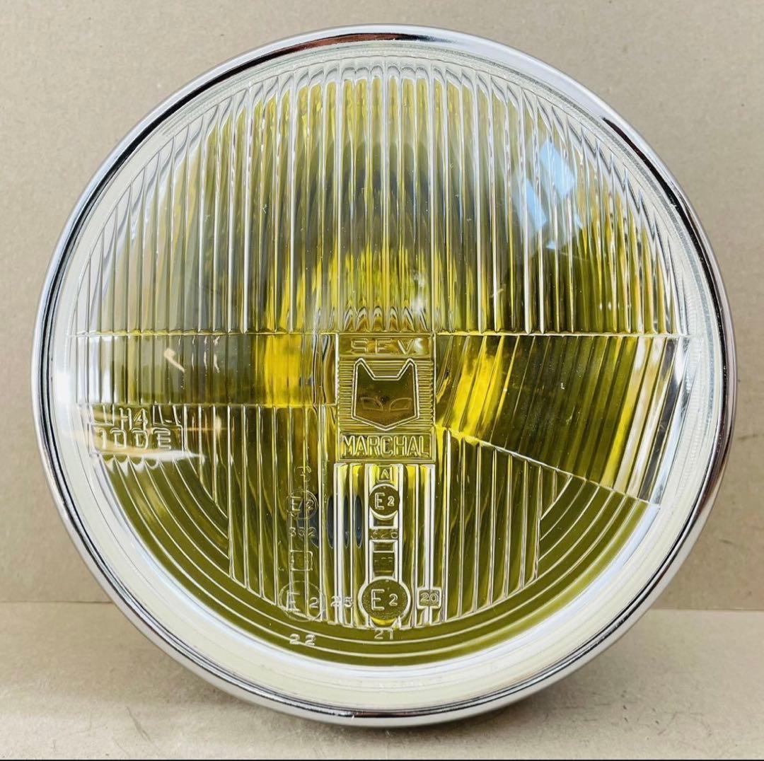当時物　マーシャル凸レンズ　ヘッドライト