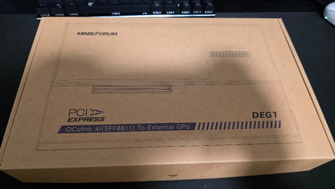 Minisforum DEG1 OcuLink 外付けGPU