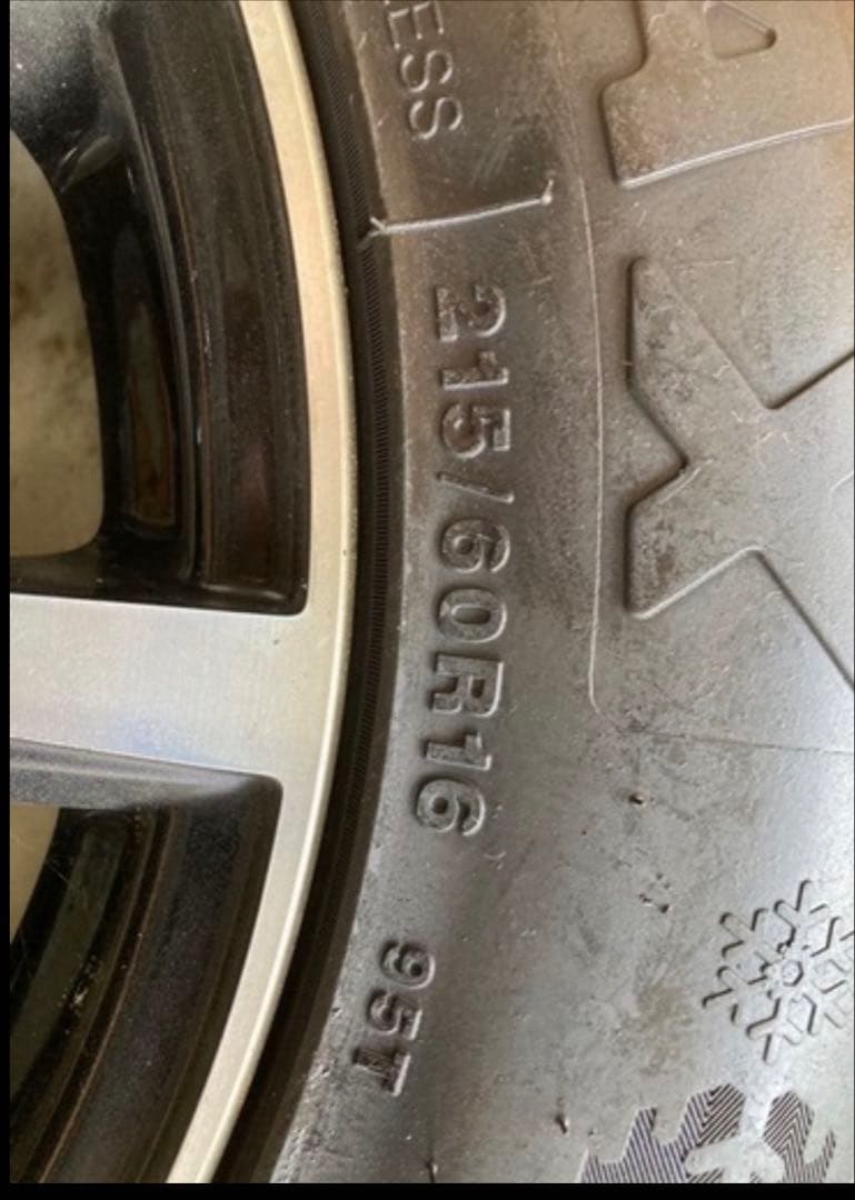 16インチ ホイールセット　ホンダ　ヴェゼル　スタッドレス　FUJI