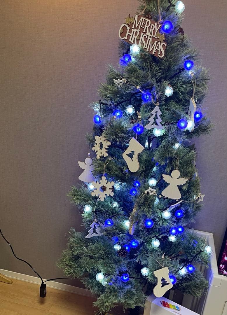 ノルディッククリスマスツリー LED付き 180cm