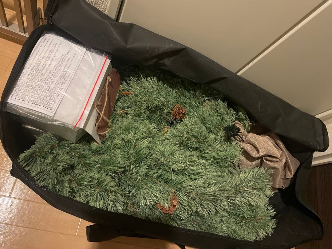 ノルディッククリスマスツリー LED付き 180cm