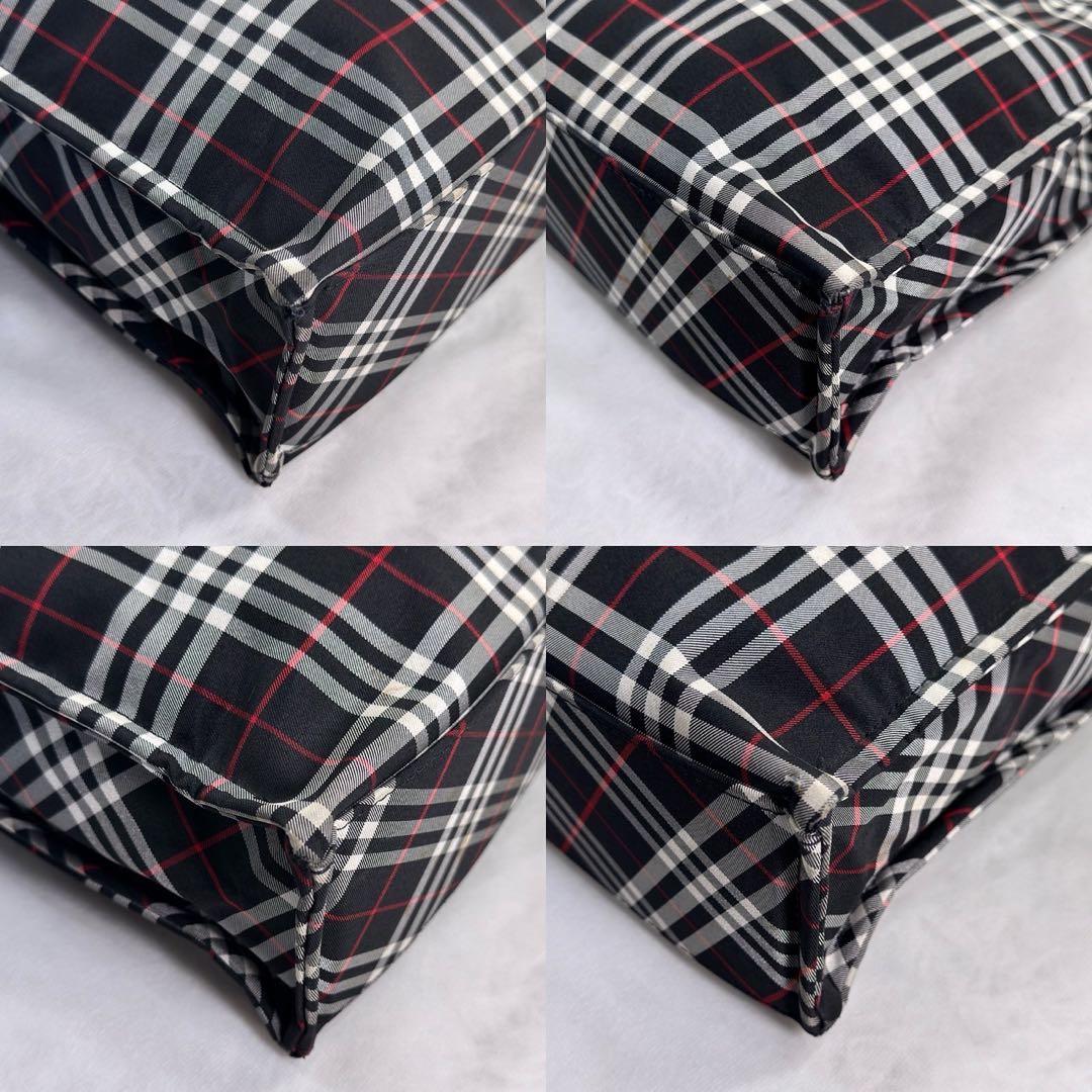 【美品】バーバリー トートバッグ ビジネスバッグ ノバチェック 手提げ A4可